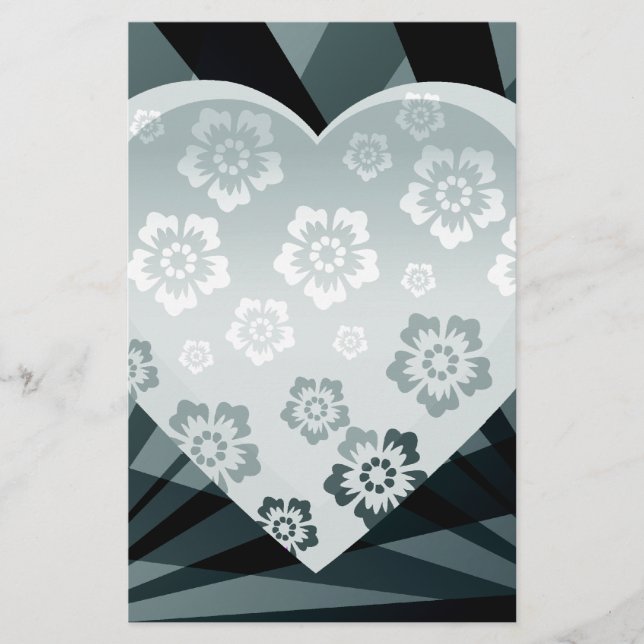 Zwart-wit hart (Voorkant)