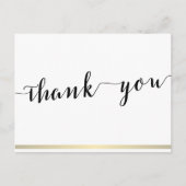 Zwart-wit - Hartelijk dank voor uw Briefkaarten Go (Voorkant)