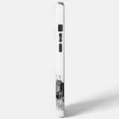 Zwart-wit Hedendaagse City Skyline Case-Mate iPhone Case (Achterkant / Links)