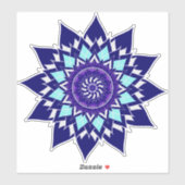 zwart-wit heelal sticker (Vel)