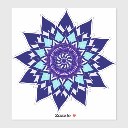 zwart-wit heelal sticker (Vel)