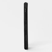 Zwart-wit Herhaal Patroon Monogram Case-Mate iPhone Case (Achterkant/links)