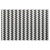 Zwart-wit herringbone stof (Fat Quarter)