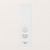 Zwart-wit Homemade Wit Etiket en Lichaamslabel | L Kaart (Binnenkant ongevouwen)