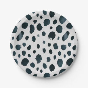 Zwart-wit Hond Dalmatische Dierenprint Stippen Papieren Bordje