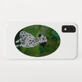 Zwart & Wit Hond Schilderij Dalmatisch Case-Mate iPhone Case (Achterkant (horizontaal))