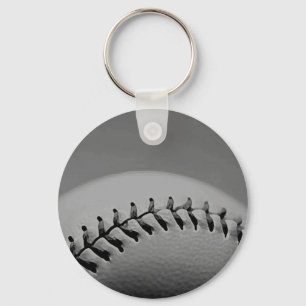 Zwart-wit honkbal sleutelhanger