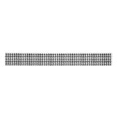 Zwart-wit houndstooth-patroonpatroon lint (Voorkant)