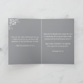 Zwart-wit humoristische dominee waarderingskaart kaart (Binnen)