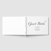 Zwart & Wit Huwelijk Gastenboek (Volledig)