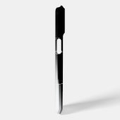 Zwart-wit hypnotische cirkelvormige lijn strepen k Case-Mate iPhone case (Achterkant / Rechts)