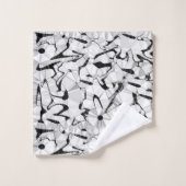 Zwart-wit in de Dataset voor bewegingshanddoeken Bad Handdoek (Wasdoekje)