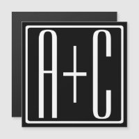 Zwart & Wit | Initialen van koppels