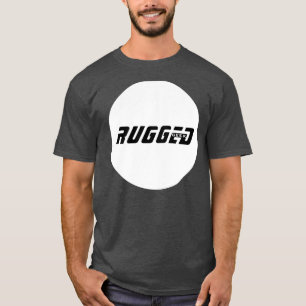 zwart-wit Intelligent en robuust RUGGED GEEK T-shirt