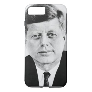 Zwart & Wit JFK John F. Kennedy iPhone 8 Plus / 7 Plus Hoesje