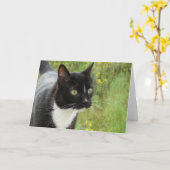 Zwart-wit Kaart (Gele Bloem)