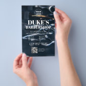 Zwart & Wit Kapper Flyer (Hand)