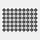 Zwart-wit Kat Gift Wrap Inpakpapier Vel (Voorkant 2)