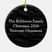 Zwart/wit Keramisch Ornament (Achterkant)