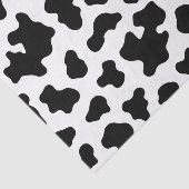 Zwart-wit Koe afdrukken Tissuepapier (Detail)