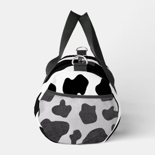 Zwart-wit koe vlekken patroon plunjezak (Rechts)