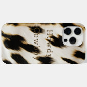 Zwart Wit Koeienhuid Case-Mate iPhone Case (Achterkant (horizontaal))