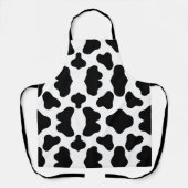 Zwart-wit koeienhuid design schort (Voorkant)