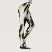 Zwart Wit Koeienhuid Leggings (Rechts)