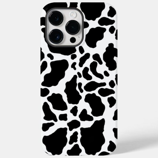 Zwart-wit koeienprint Case-Mate iPhone case (Achterkant)