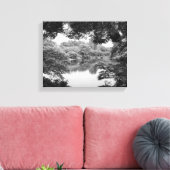 Zwart-wit, koel, unieke natuur en meer canvas afdruk (Insitu (Woonkamer))