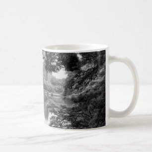 Zwart-wit, koel, unieke natuur en meer koffiemok