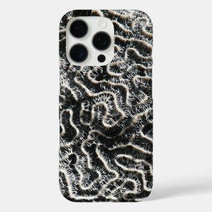 Zwart-wit koraal II Abstracte natuurfoto iPhone 16 Pro Hoesje