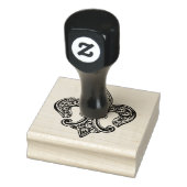  zwart-wit lafond De Lis Rubberstempel (Stempel)