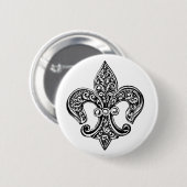 zwart-wit lafond ronde button 5,7 cm (Voorkant /achterkant)