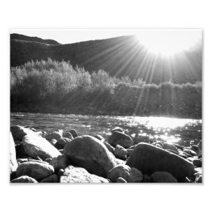 Zwart-wit landschap 5.png foto afdruk