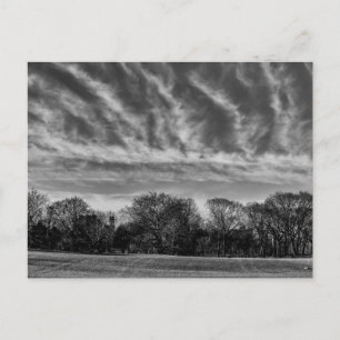 Zwart-wit landschap Foto van Central Park Briefkaart