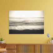 Zwart-wit landschap, Hawaii Canvas Afdruk (Insitu (Woonkamer))