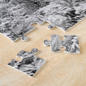 Zwart-wit landschap legpuzzel (Zijkant)