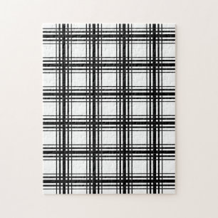 Zwart & Wit Lattice Frustrerend Legpuzzel