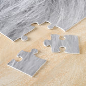 Zwart-wit leeuw - Dieren Kunst Legpuzzel (Zijkant)