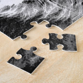 Zwart-wit leeuw - Dieren Kunst Legpuzzel (Zijkant)