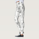 Zwart-wit Leggings (Links)