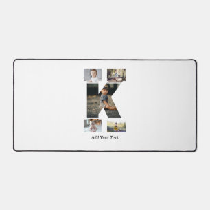 Zwart-wit Letter K Fotocollage Bureaumat