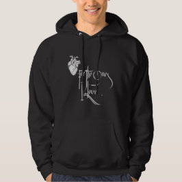 Zwart & Wit Liefde Trui Hoodie