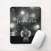 Zwart-wit lint muismat (Met muis)