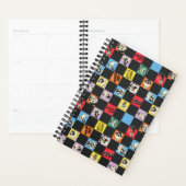 Zwart-wit LOONEY TUNES™ in kleurrijke checker Planner (Display)