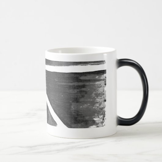 Zwart-wit Magische Mok (Rechts)