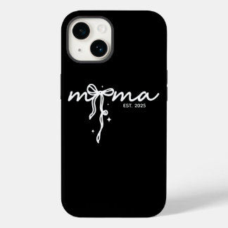 Zwart-wit Mama Est Gepersonaliseerd Case-Mate iPhone 14 Hoesje