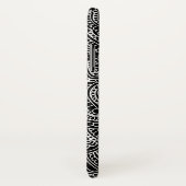Zwart-wit Mandala Case-Mate iPhone Case (Achterkant / rechts)