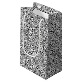 Zwart wit mandala patroon klein cadeauzakje
